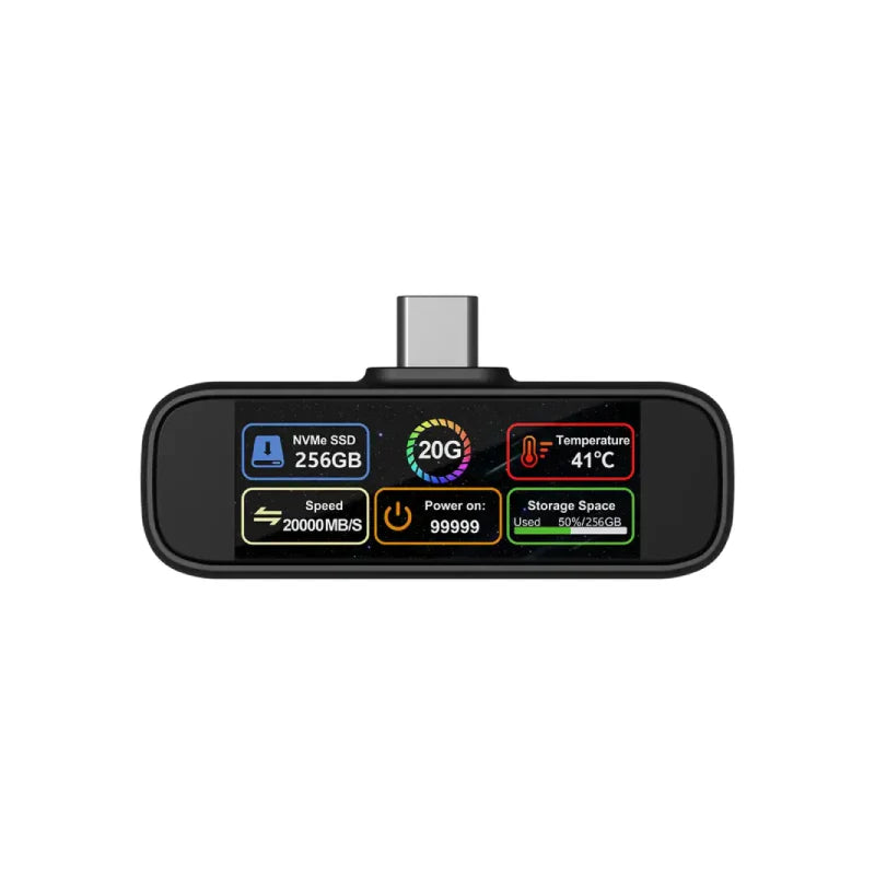 Powerology VOLTX Mini Portable SSD - 1TB / USB-C / Black