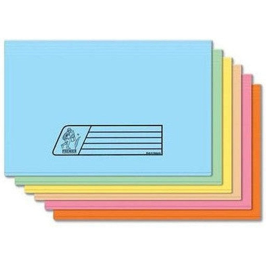 Premier Pocket File Assorted Colours