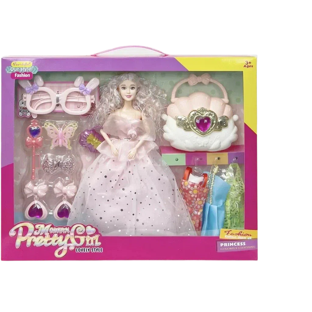 Princess Colorful Clothing Doll Set-Jm28-Y4"