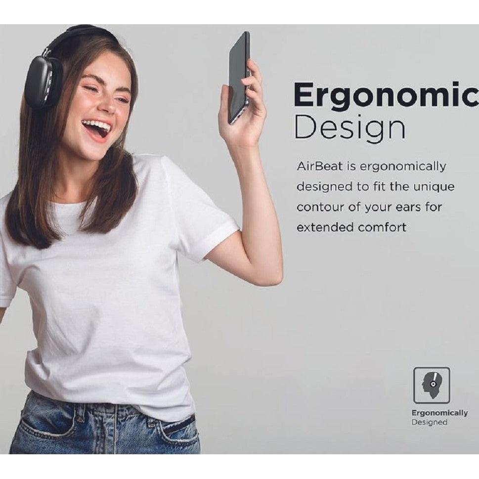 Promate AirBeat High Fidelity Stereo Wireless Headphone - Black