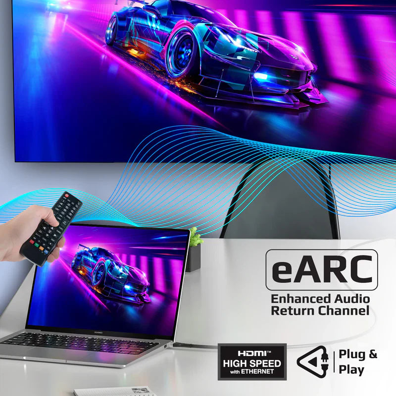 Promate Certified Ultra-High-Speed 8K@60Hz HDMI Cable
