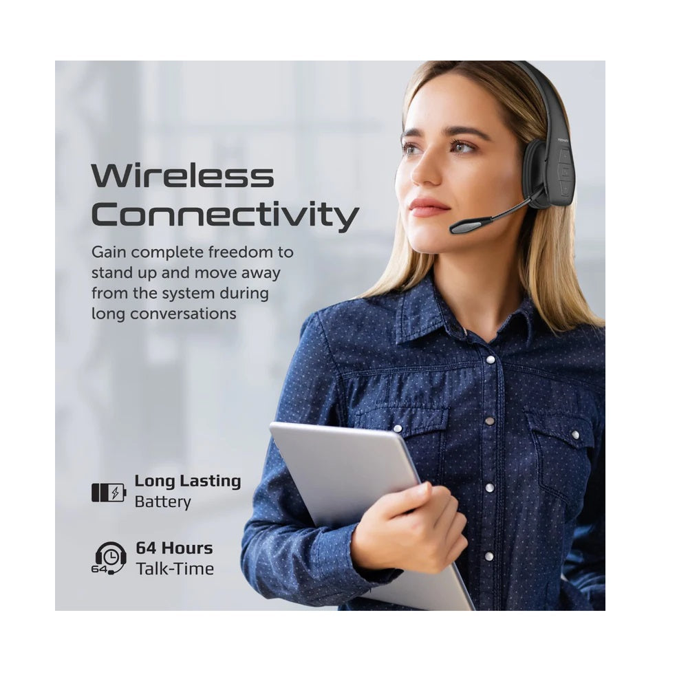 Promate Engage Pro Mono Bluetooth Headset Multiple Connectivity