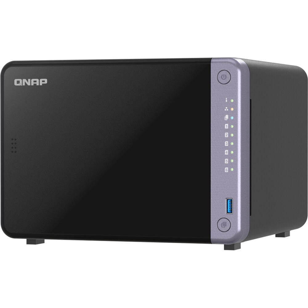 QNAP TS-632X 6 Bay NAS Enclosure for Cloud Storage, 2.5GbE, Dual 10GbE SFP+
