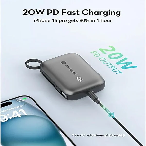 Ravpower Rp-Pb1224 Pro Pd30W 20000Mah 3-Port Power Bank