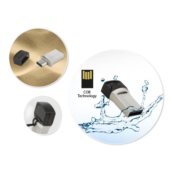 Transcend 64GB Type-C + USB 3.1 Flash Drive