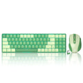 REDRAGON BS8772 Wireless Gaming Keyboard and Mouse Combo Green