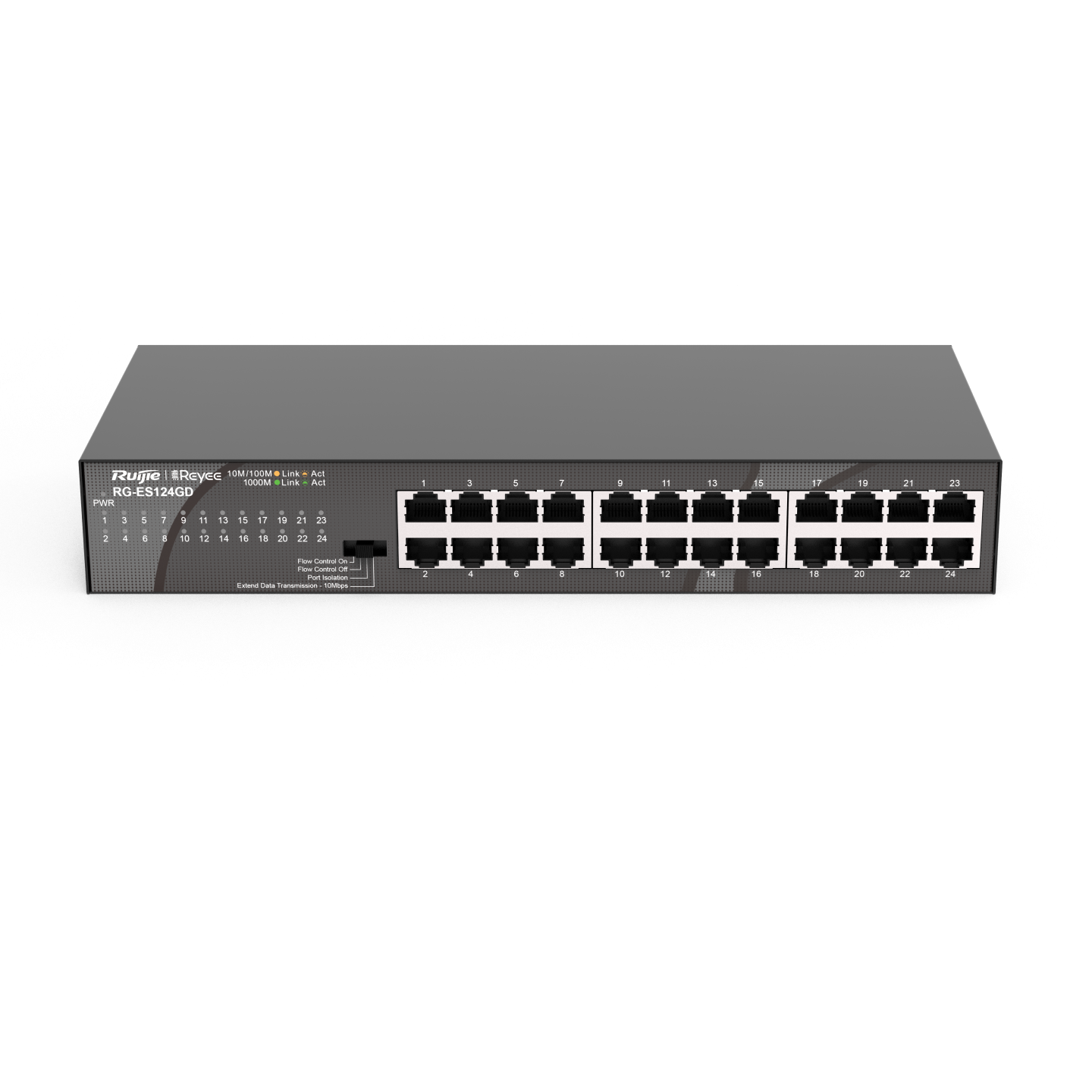 Ruijie 24-Port 10/100/1000Mbps Unmanaged Switch Rg-Es124Gd
