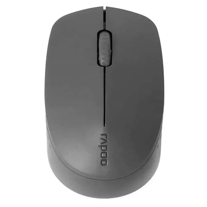 Rapoo M100 Silent Wireless Mouse - 2.4 GHz / 1300 DPI / Bluetooth / USB - Dark Grey