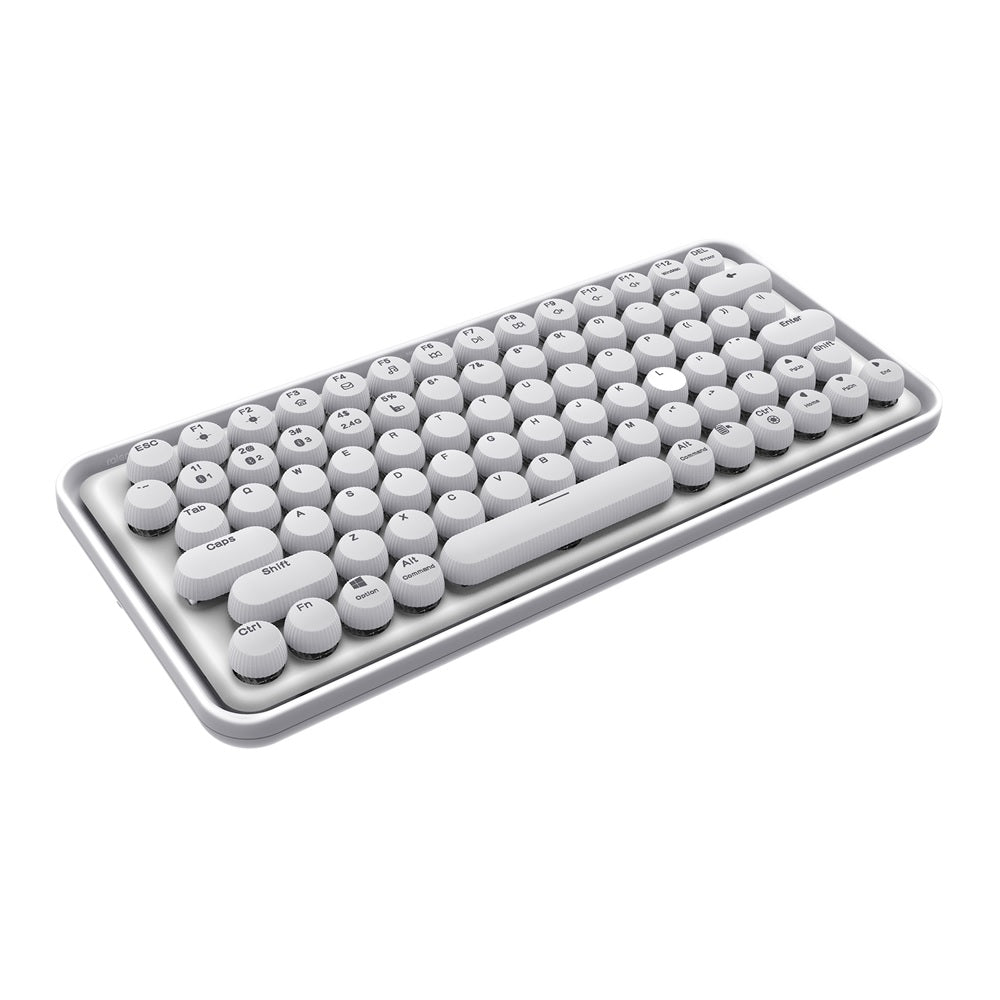 Rapoo Ralemo Pre 5 Keyboard – White Bluetooth Wireless Compact Multi-mode Mechanical – Eng
