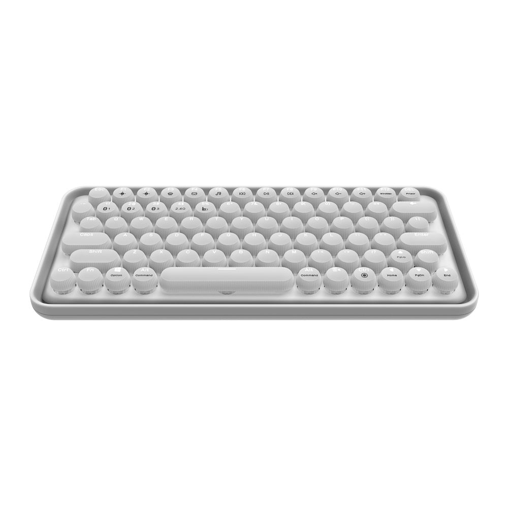 Rapoo Ralemo Pre 5 Keyboard – White Bluetooth Wireless Compact Multi-mode Mechanical – Eng