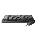 Rapoo X120 Pro Wired Combo – Black USB Keyboard Mouse – AR | Eng