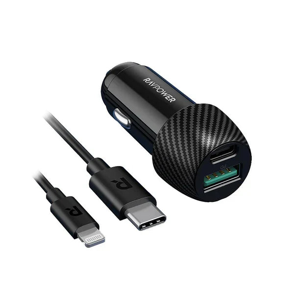 Ravpower Rp-Vc032 Total  Pd50W Car Charger Black