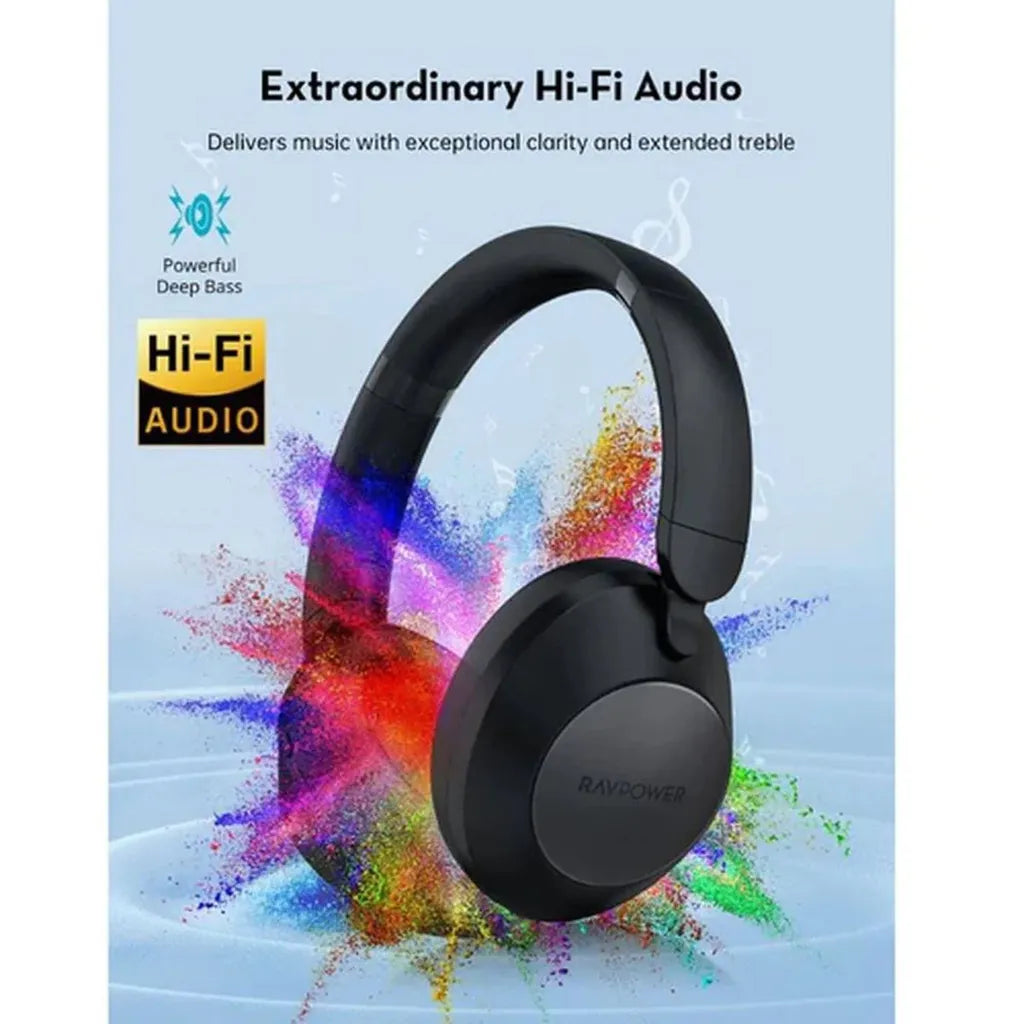 Ravpower RP-BH1019 ANC Bluetooth Headphone BLACK