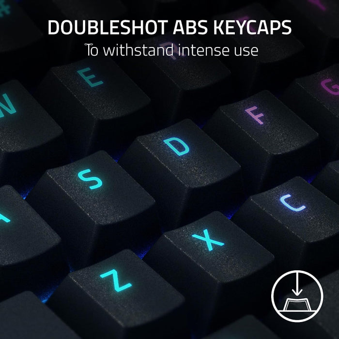 Razer BlackWidow V4 X Mechanical Gaming Keyboard with Razer Chroma RGB: Green Mechanical Switches