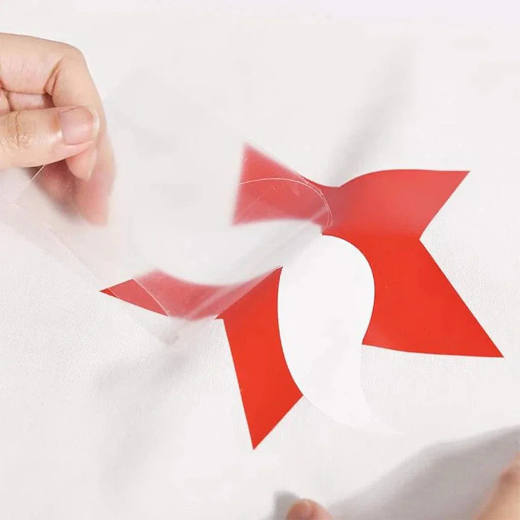 Red PVC Heat Transfer Vinyl Sticker Roll – 50cm x 1m