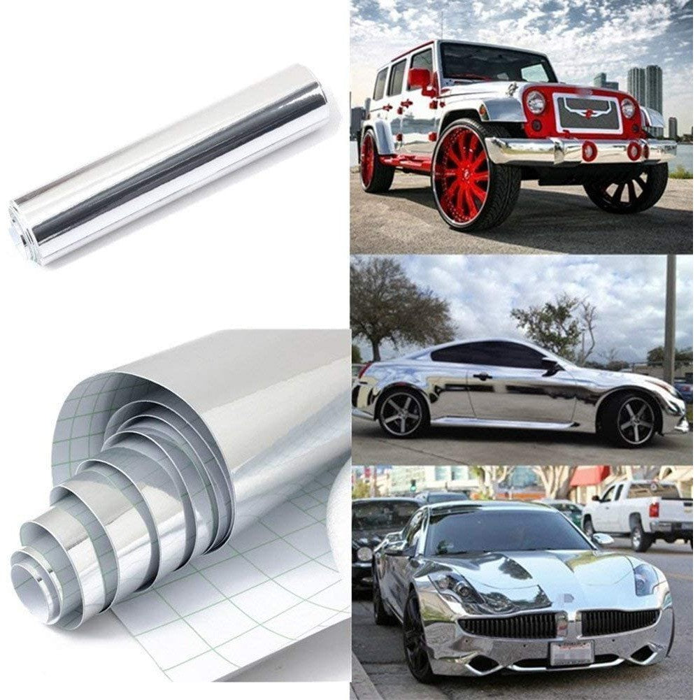 Reflective Silver PVC Sticker Roll – 50cm x 1m (Model: 9905HAD)