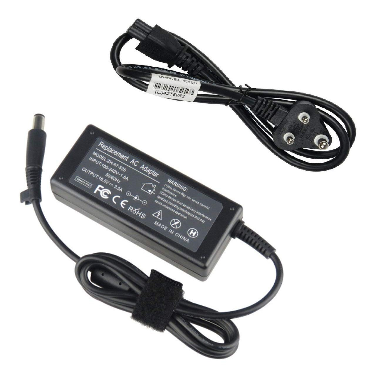 Replacement AC Adapter For Pavilion G60/G61/G62/G70/G71/G72 Black