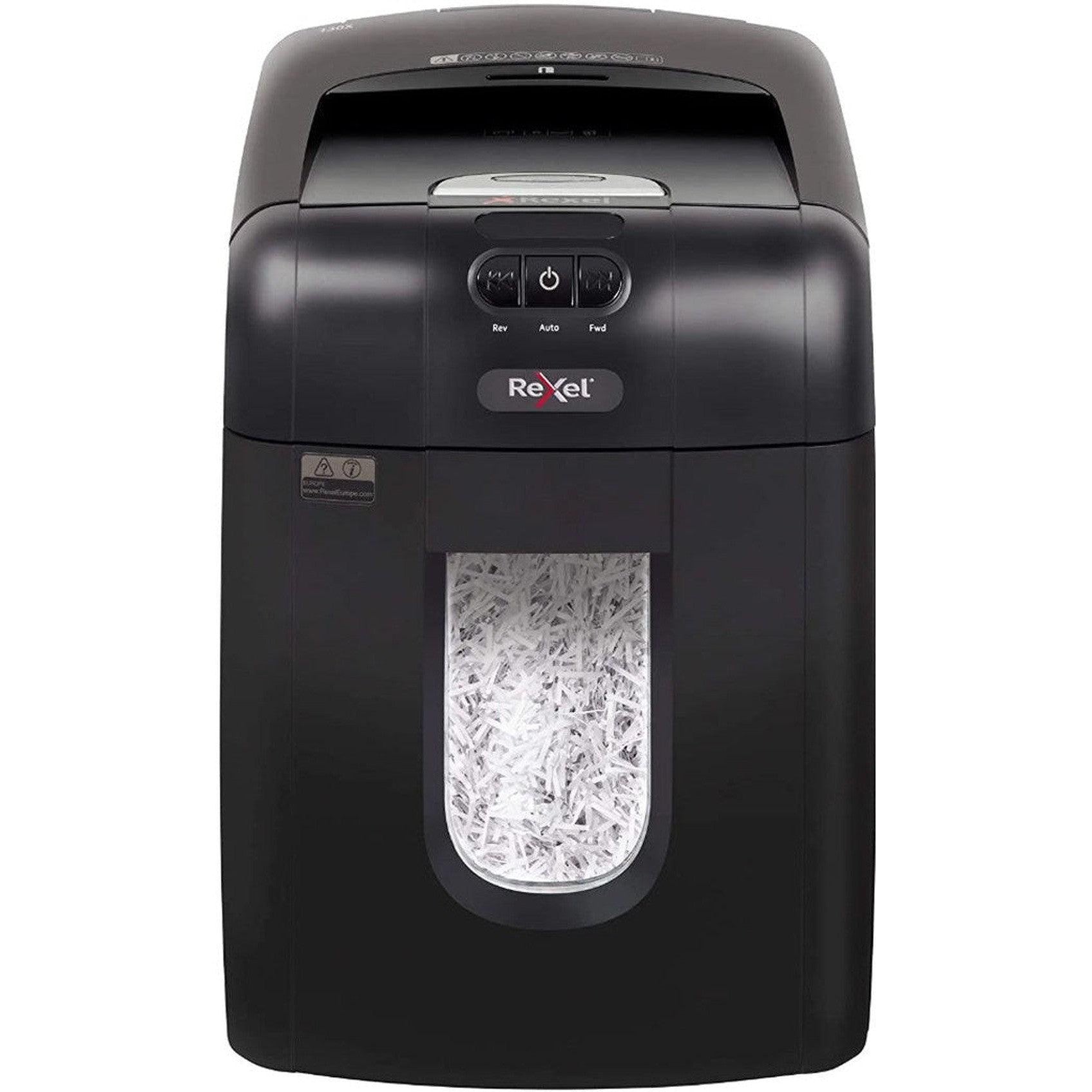 Rexel Auto+ 130X 2102559A Auto Feed 130 Sheet Cross Cut Shredder