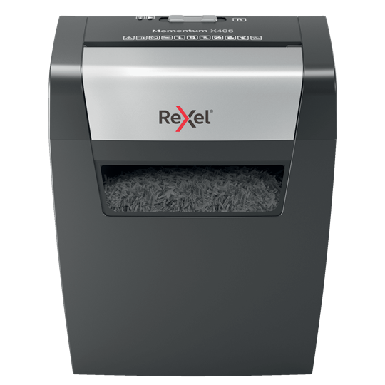 Rexel Momentum X406 Cross Cut Paper Shredder P4