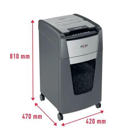 Rexel Optimum AutoFeed+ 225X Automatic Cross Cut Paper Shredder P4