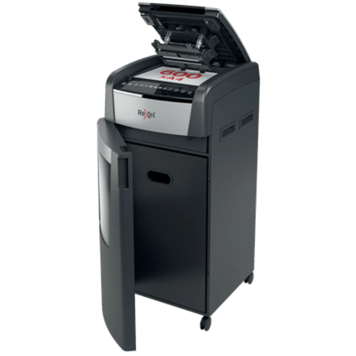 Rexel Optimum AutoFeed+ 600M Automatic Micro Cut Paper Shredder P5