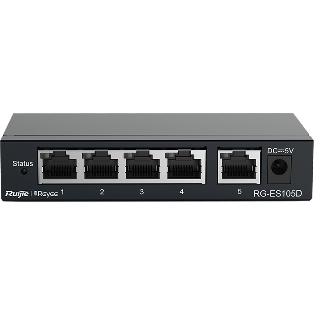 Reyee 5 Ports Gigabit Switch Steel Case Rg-Es105Gd
