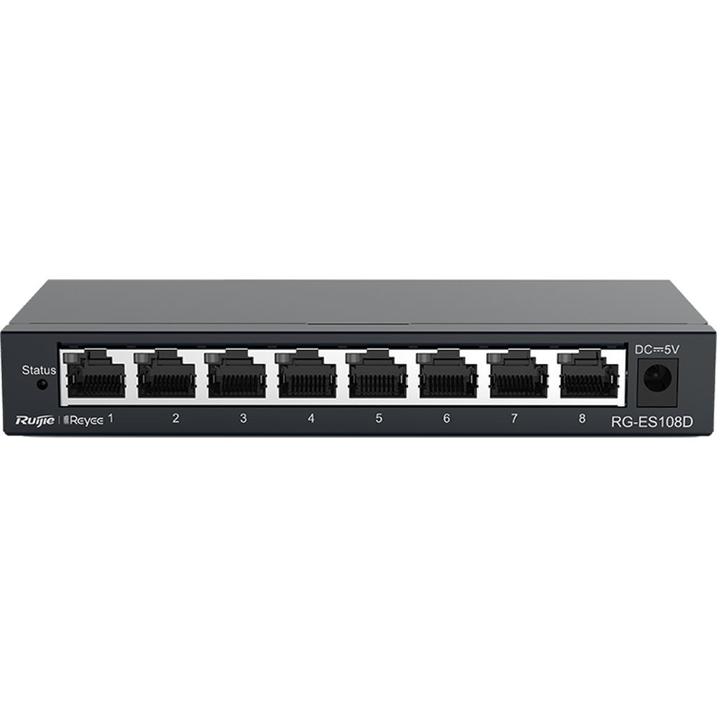 Reyee 8 Ports Gigabit Switch Steel Case Rg-Es108Gd