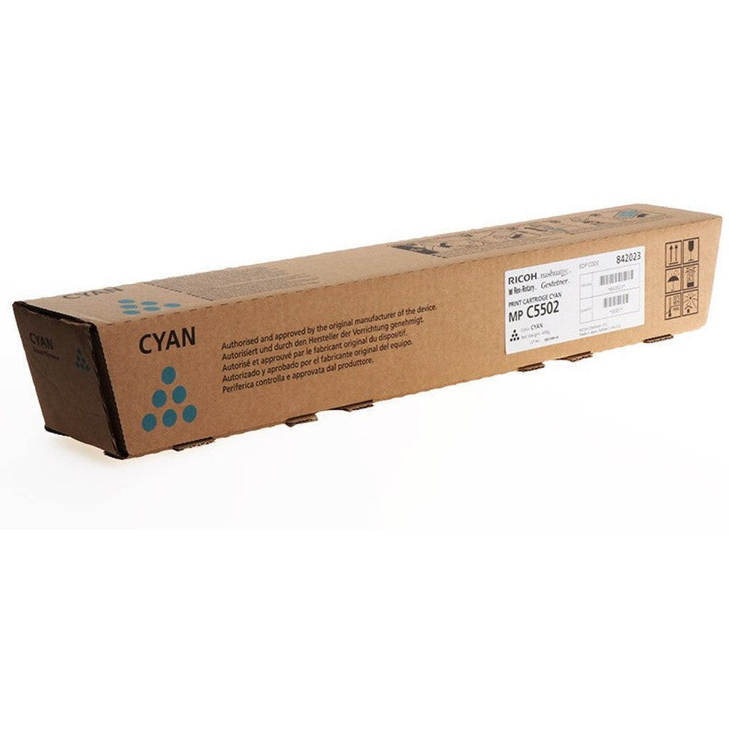 Ricoh Genuine MP C5502 Cyan Toner Cartridge