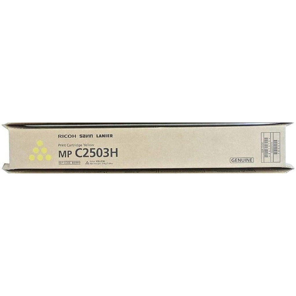 Ricoh Mp C2503H High Yield Toner Cartridge Yellow