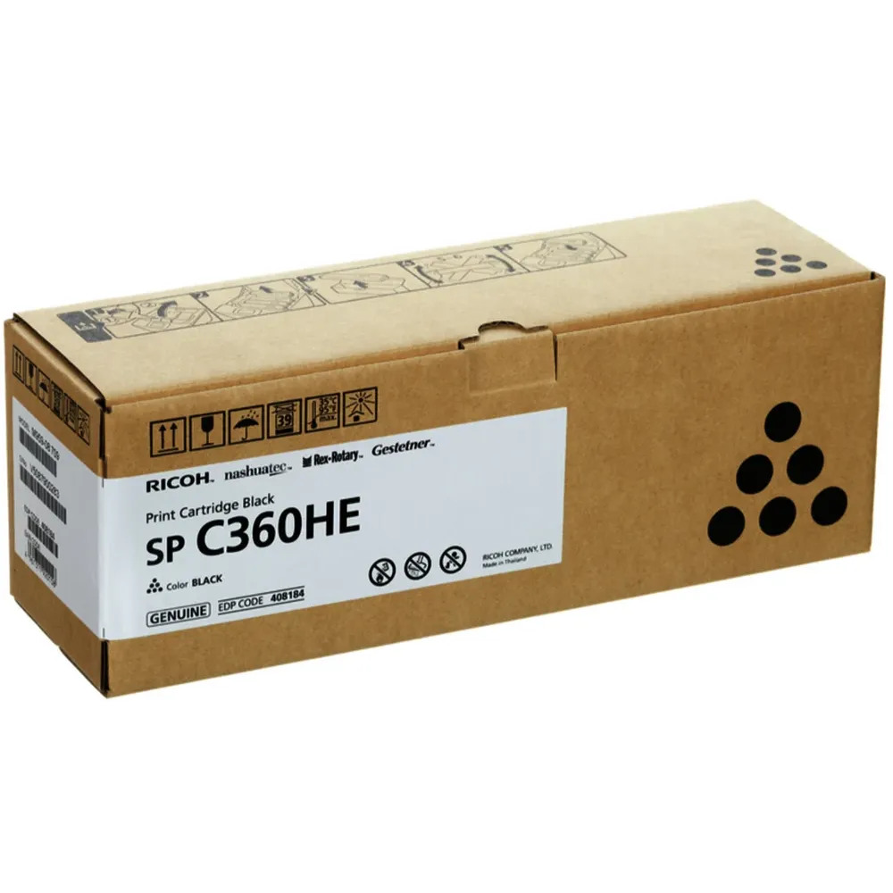 Ricoh SP C360HE Original Toner Cartridge Black