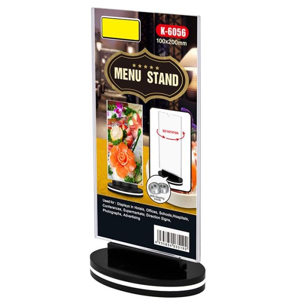 Rotatable Menu Stand