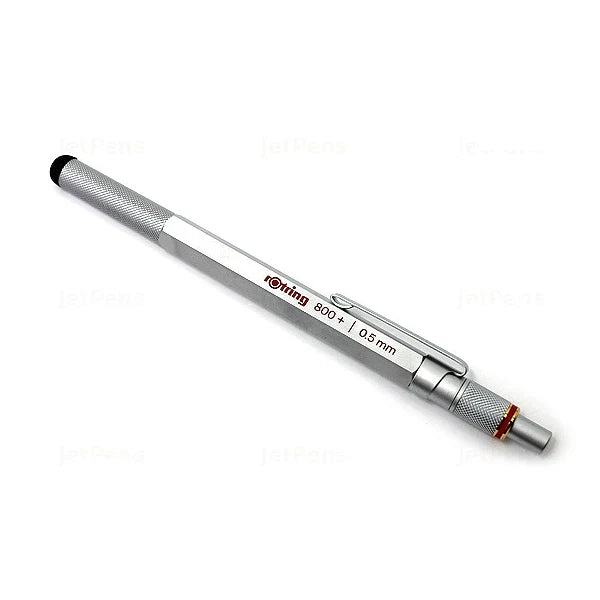 Rotring Drafting Pencil & Stylus Hybrid (800+0.5Mm) - Full Silver