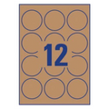 Round Sticker Labels 12 Labels Per Sheet 60 Mm Diameter