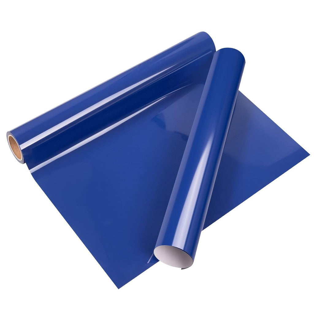 Royal Blue PU Flex Vinyl Sticker Roll – 50cm x 1m