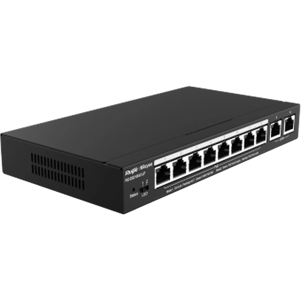 Ruijie 10-Port Gigabit Smart Cloud Mananged Poe Switch Rg-Es210Gc-Lp