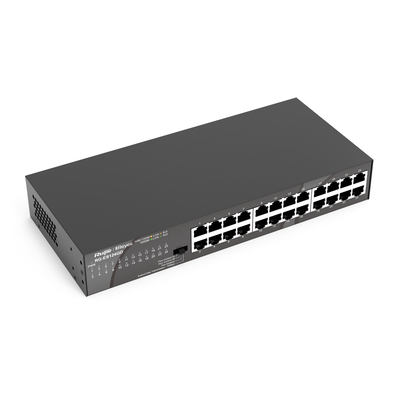 Ruijie 24-Port 10/100/1000Mbps Unmanaged Switch Rg-Es124Gd