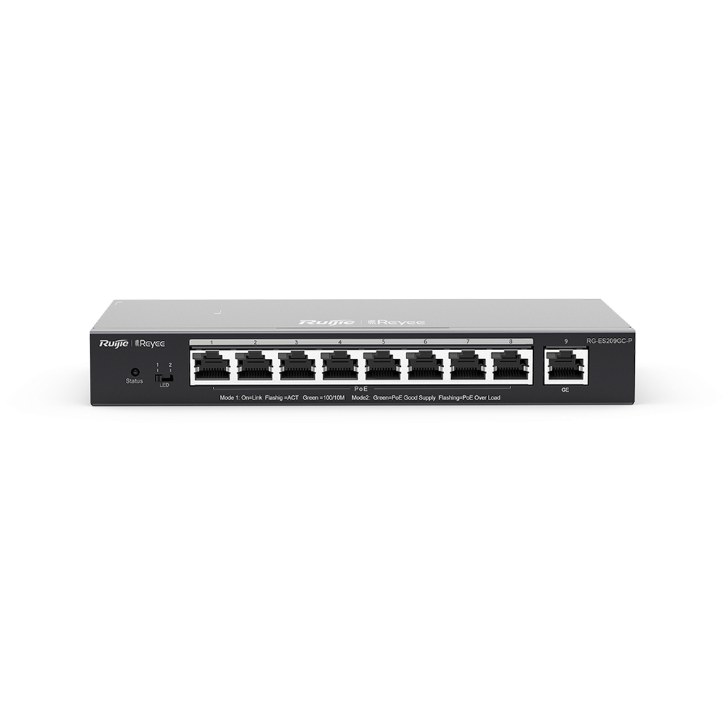 Ruijie Rg-Es209Gc-P 9-Port Gigabit Smart Poe Switch