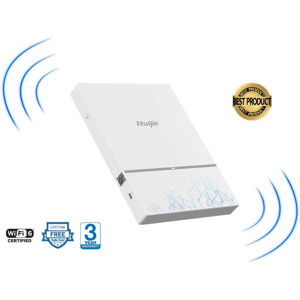 Ruijie Wi-Fi 6 (802.11Ax) Indoor Wireless Access Point Rg-Ap820-L