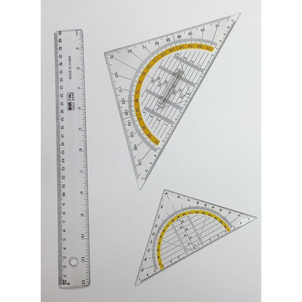 Ruler Set - 3 Pcs