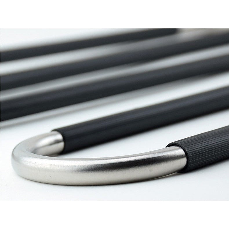 S Type Trousers Hanger Antislip Black
