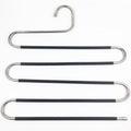 S Type Trousers Hanger Antislip Black