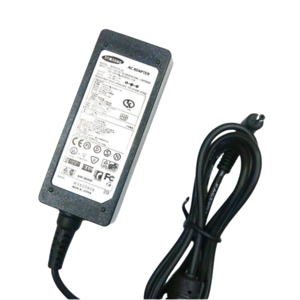 Samsung Laptop Charger with Power Cable – 40W 19V 2.1A (3.0×1.0mm)