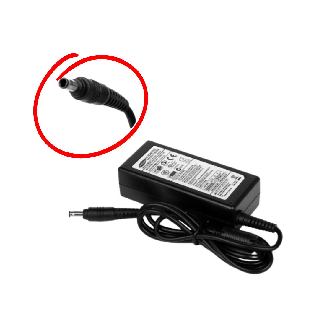 Samsung Laptop Charger with Power Cable – 40W 19V 2.1A (5.5×3.0mm)