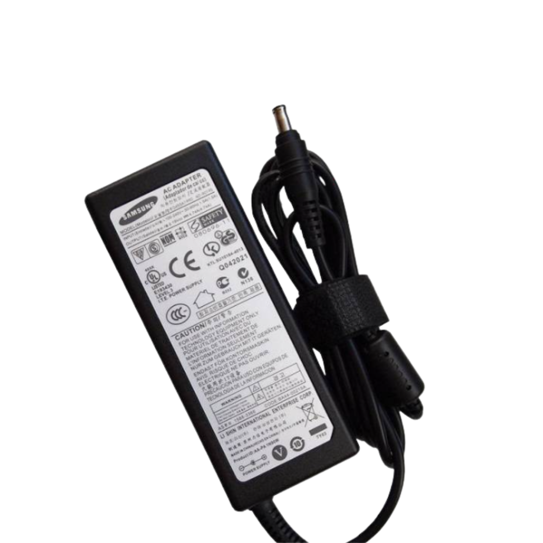 Samsung Laptop Charger with Power Cable – 90W 19V-4.74A (5.5×3.0mm)