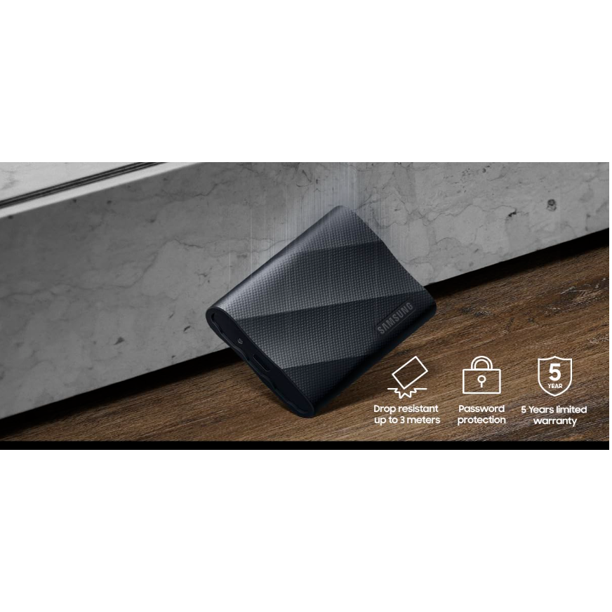 SAMSUNG 1TB External SSD T9 Portable Black