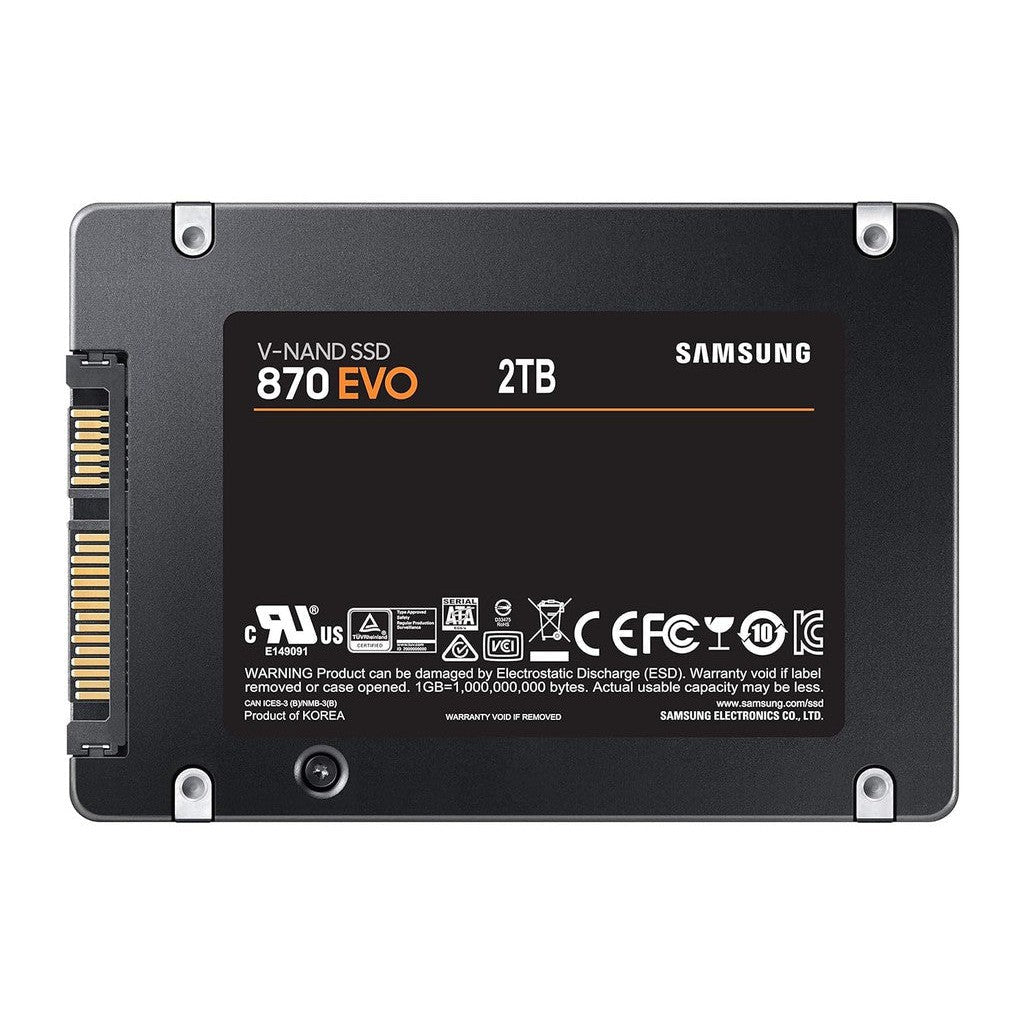 SAMSUNG 2TB 2.5" SATA 870 EVO MZ-77E2T0BW