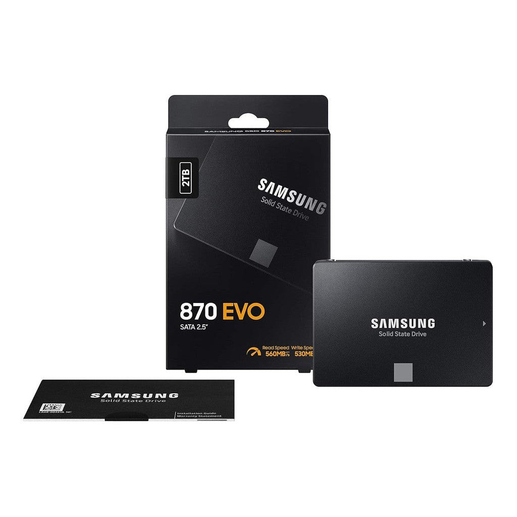 SAMSUNG 2TB 2.5" SATA 870 EVO MZ-77E2T0BW