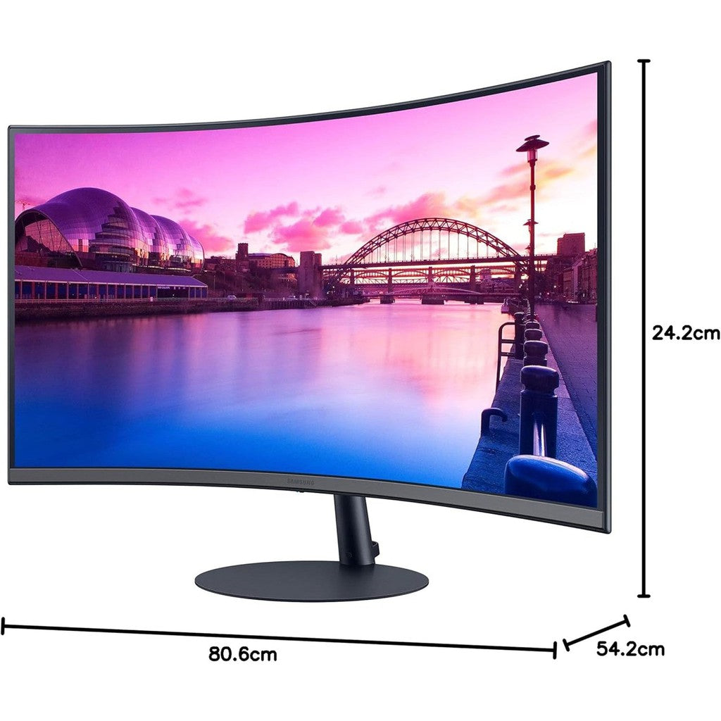 SAMSUNG 32″ C390E Curved Monitor 75Hz FHD 4ms VA Speaker