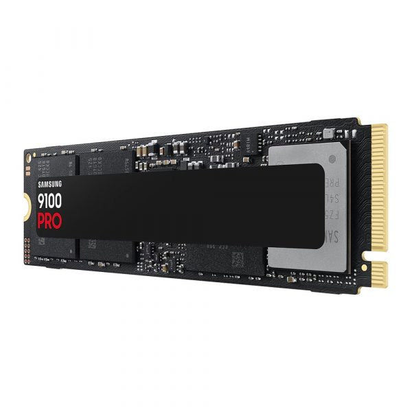 SAMSUNG 4TB 9100 PRO NVMe M.2 SSD PCIe 5.0 (x4) – 14,800MB/s