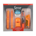 SERVE DOUBLE 5 PCS IN 1 ORANGE COLOURE